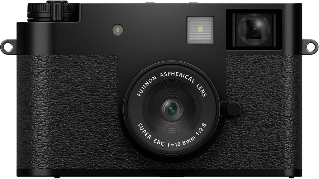 Fujifilm X Half Digital Camera (Black) Bundle with 64GB SD Card + Rope Wrist Strap + Camera Pouch + More Advanced Accessories | Fuji X Half Camera