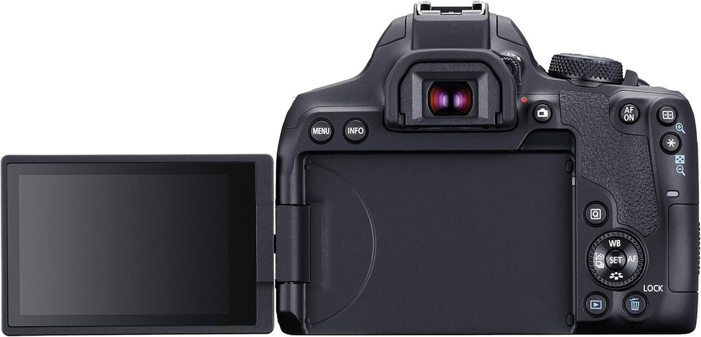 Canon EOS Rebel T8i EF-S 18-55mm is STM Lens Kit, Black (Renewed)
