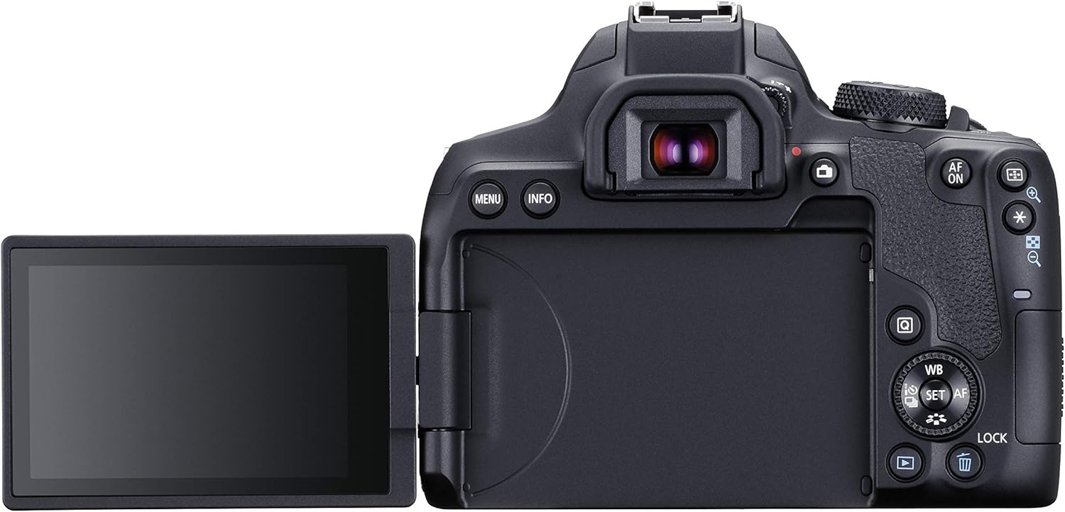 Canon EOS Rebel T8i EF-S 18-55mm is STM Lens Kit, Black (Renewed)
