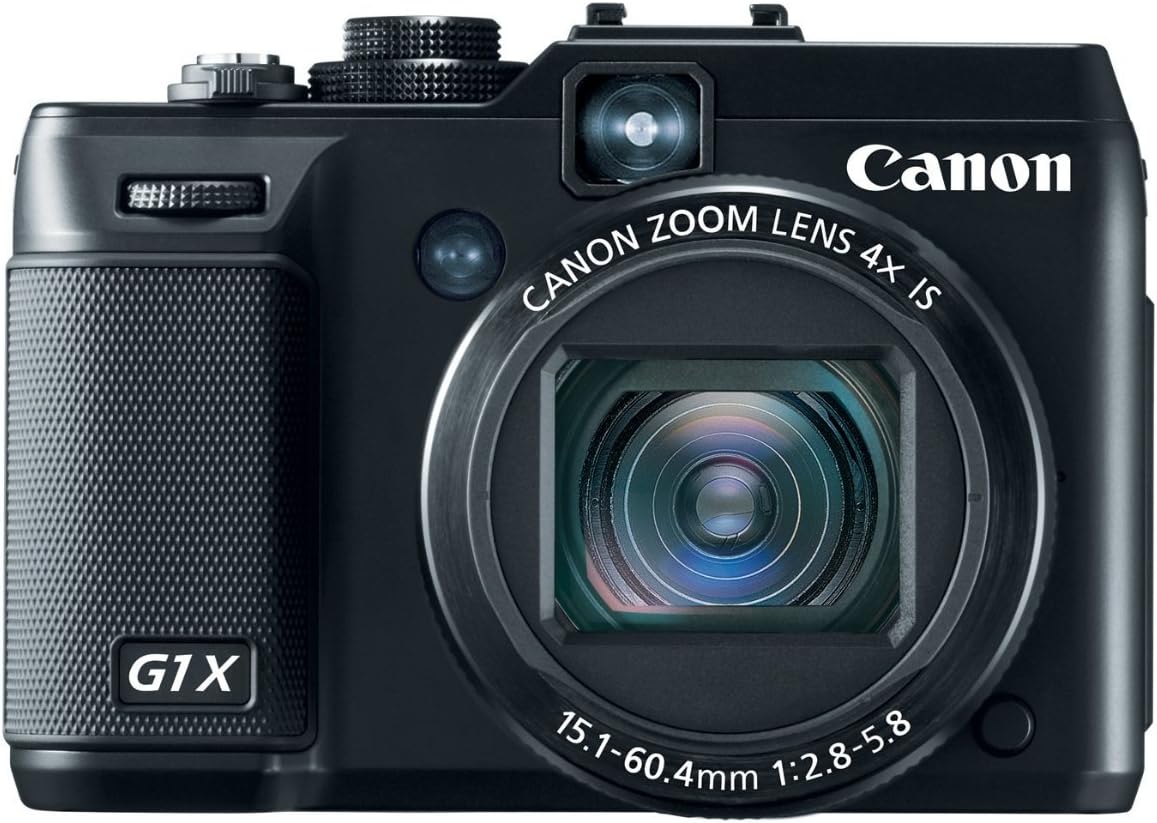 Canon G1 X 14.1 MP CMOS Digital Camera with 4X Wide-Angle Optical Image Stabilized Zoom Lens Full 1080p HD Video and 3.0-inch Vari-Angle LCD Black