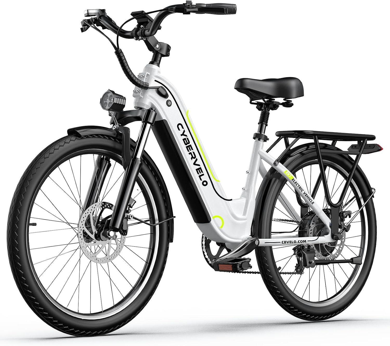 26' Electric Bike for Adult,1000W Peak, up 80 Miles Removable Battery Ebike,Adult Electric Bicycles for All Terrain,Men Women EBike, 7-Speed