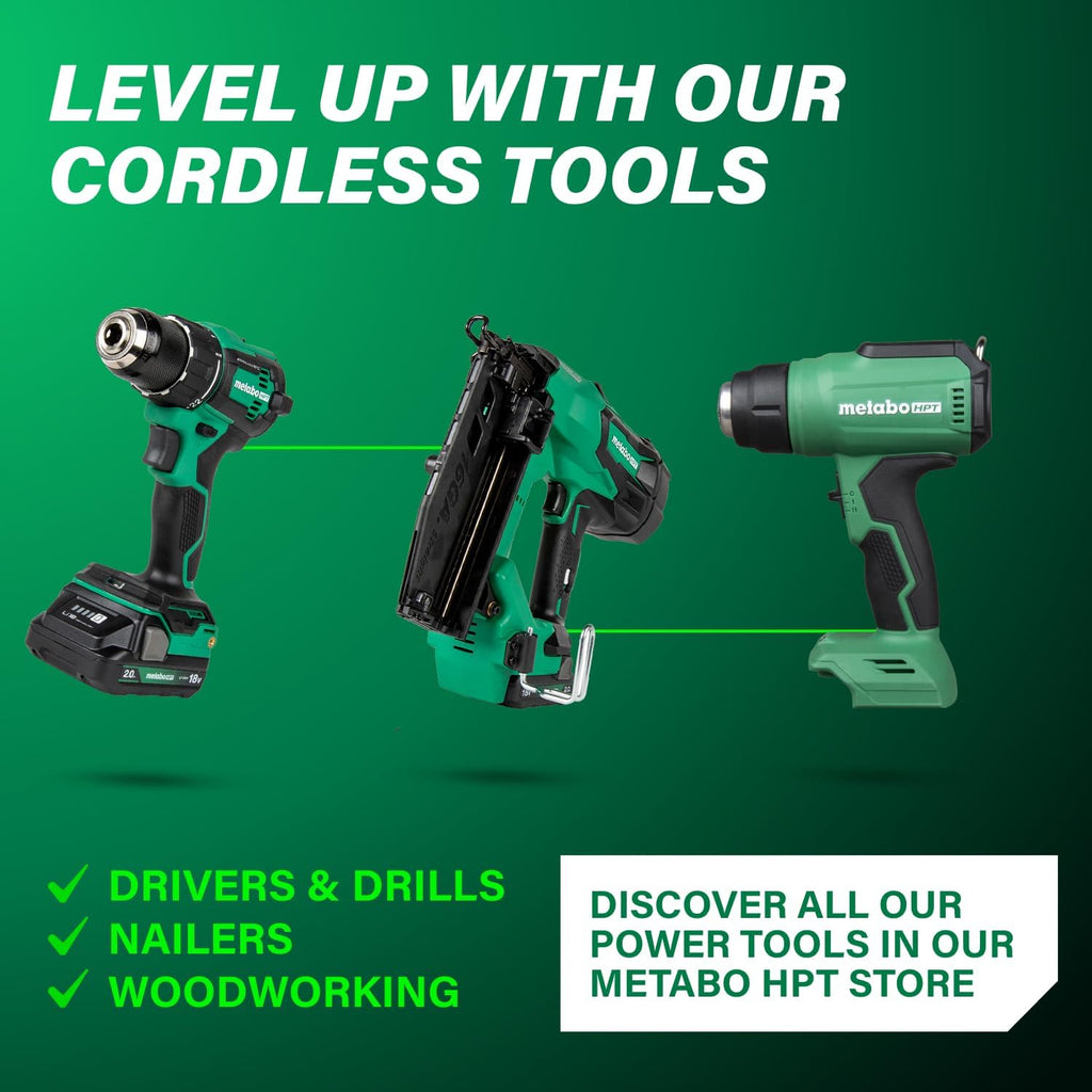 Metabo HPT 18V MultiVolt 4-1/2 Inch Slide Switch Power Angle Grinder Kit, High Torque Motor Power Tool with Battery Charge Indicator, Soft Grip Handle, Safety Features, G18DSL2Q4