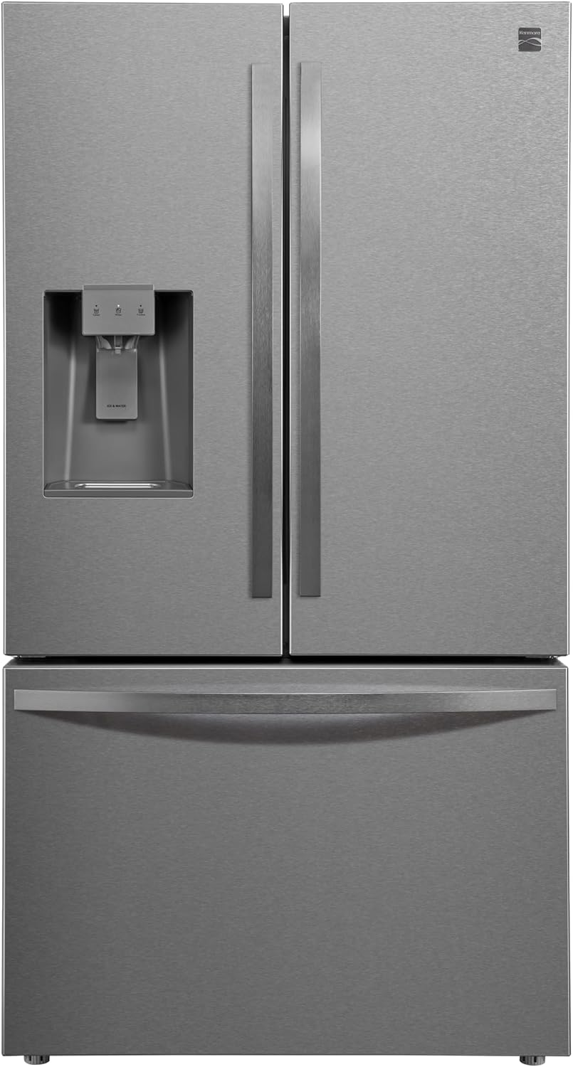 Kenmore 36' French Door Refrigerator with Freezer - Accela Chill, Adjustable Shelving, Dual Evaporator, ENERGY STAR Certified, 28.6 cu. ft. Capacity - Fingerprint Resistant Stainless Steel