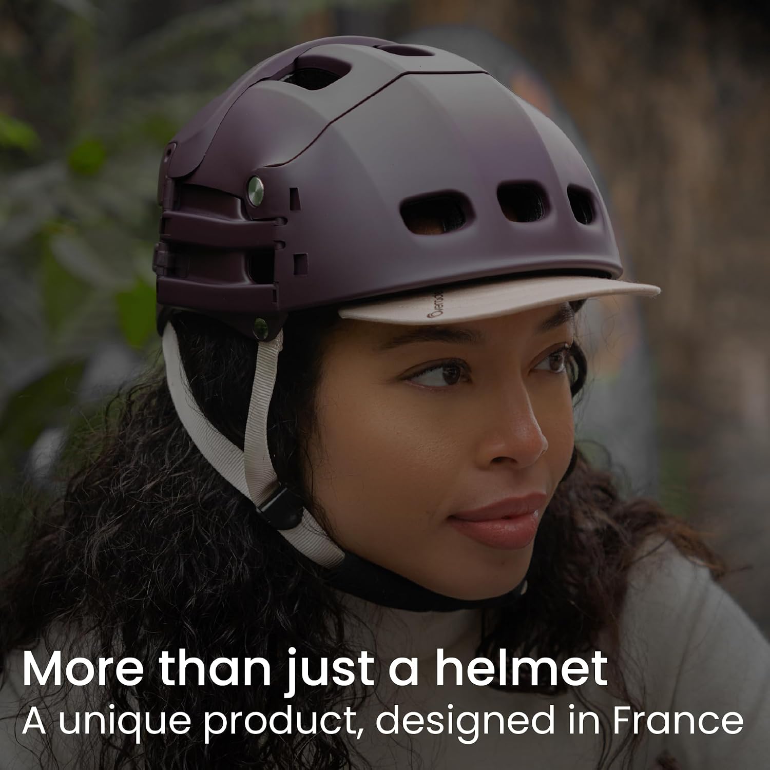 Overade Plixi Foldable Helmet - for Bike, Kick Scooter, e-Bike - Volume Divided by 3 when Folded- Same Protection as Classic Helmet