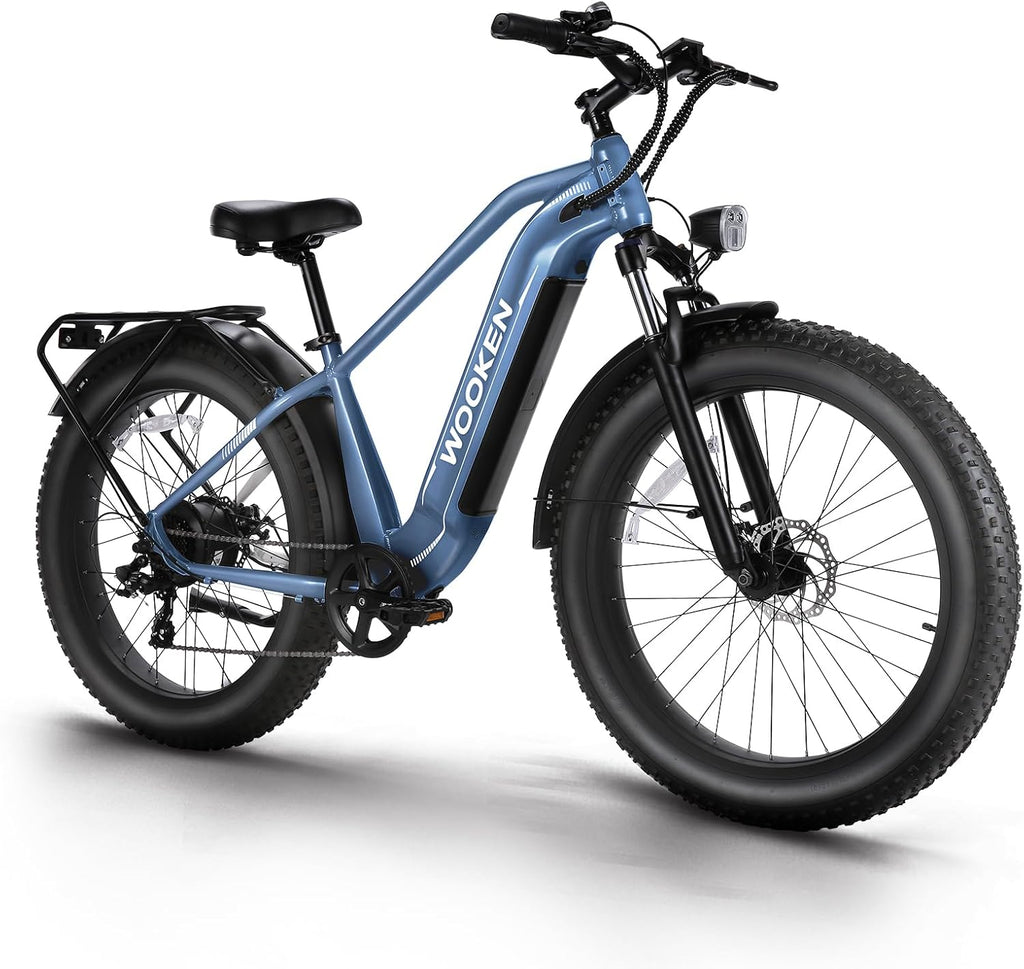 Wooken Gale 1500W Electric Bike 26' x 4.0 Fat Tire Electric Bike, EBike for Adults with 48V 720WH Removable Battery, Up to 60Miles Ebikes,7 Speed,SGS Certified to UL2849