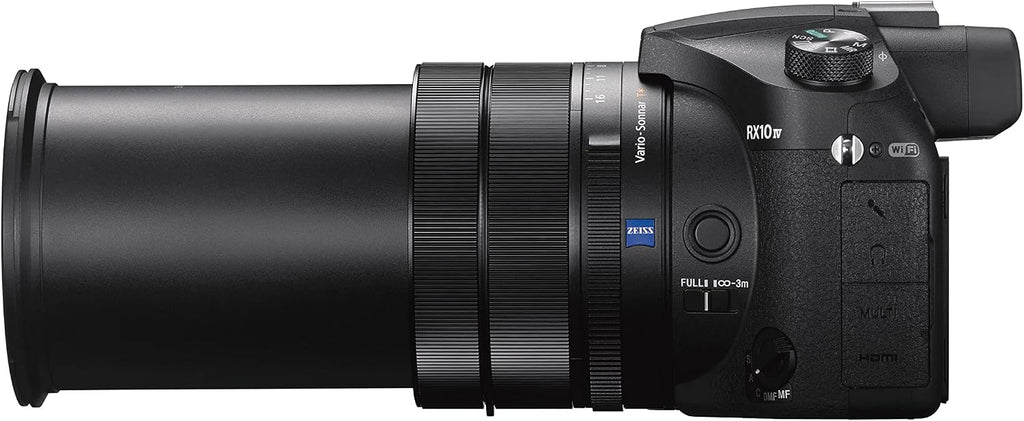 Sony Cyber‑Shot RX10 IV with 0.03 Second Auto-Focus & 25x Optical Zoom (DSC-RX10M4), Black, 2.32