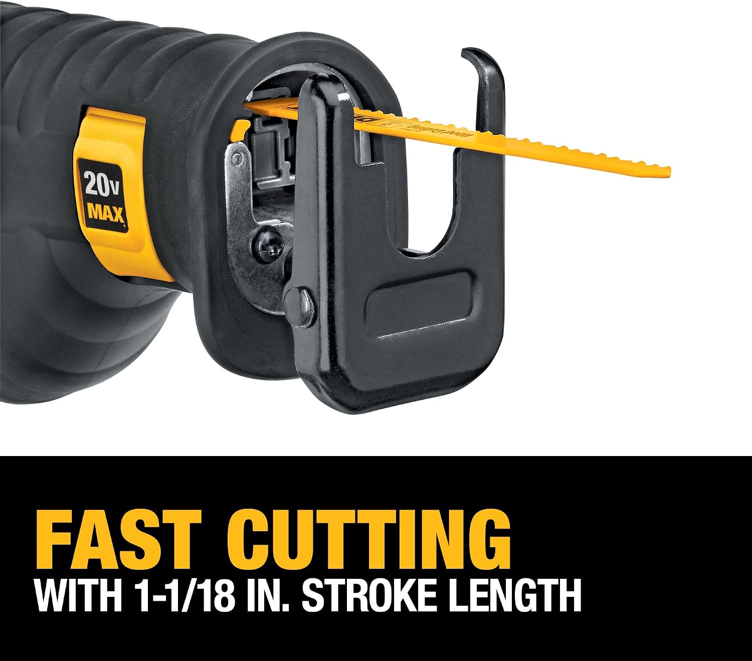 DEWALT 20V MAX* Cordless Reciprocating Saw, Battery and Charger Included (DCS380P1)
