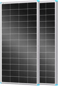 Renogy N-Type 400 Watt Solar Panel, 2Pcs 200W Solar Panels for 12V/24V Systems 25% High-Efficiency, PV Module Power Charger for RV Marine Cabin Roof Home Farm Battery