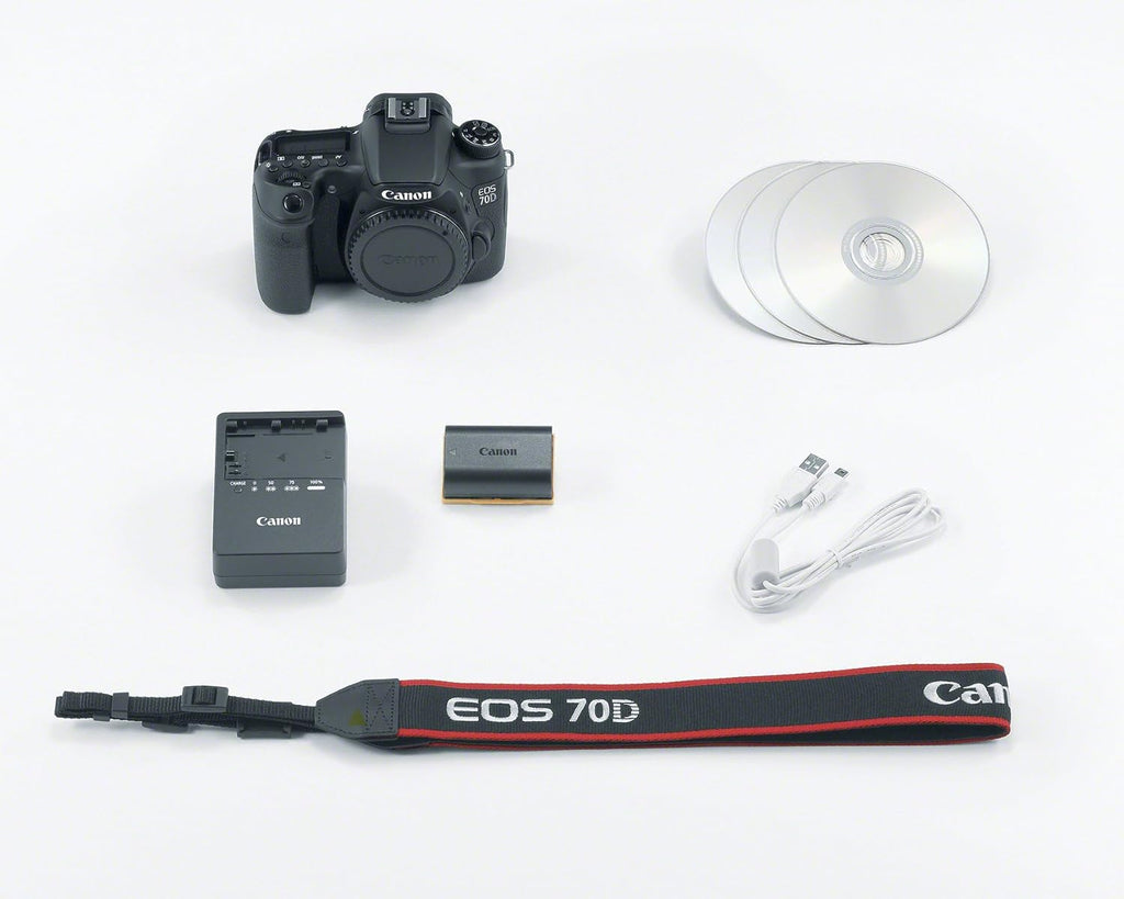 Canon EOS 70D Digital SLR Camera (Body Only) (Renewed)