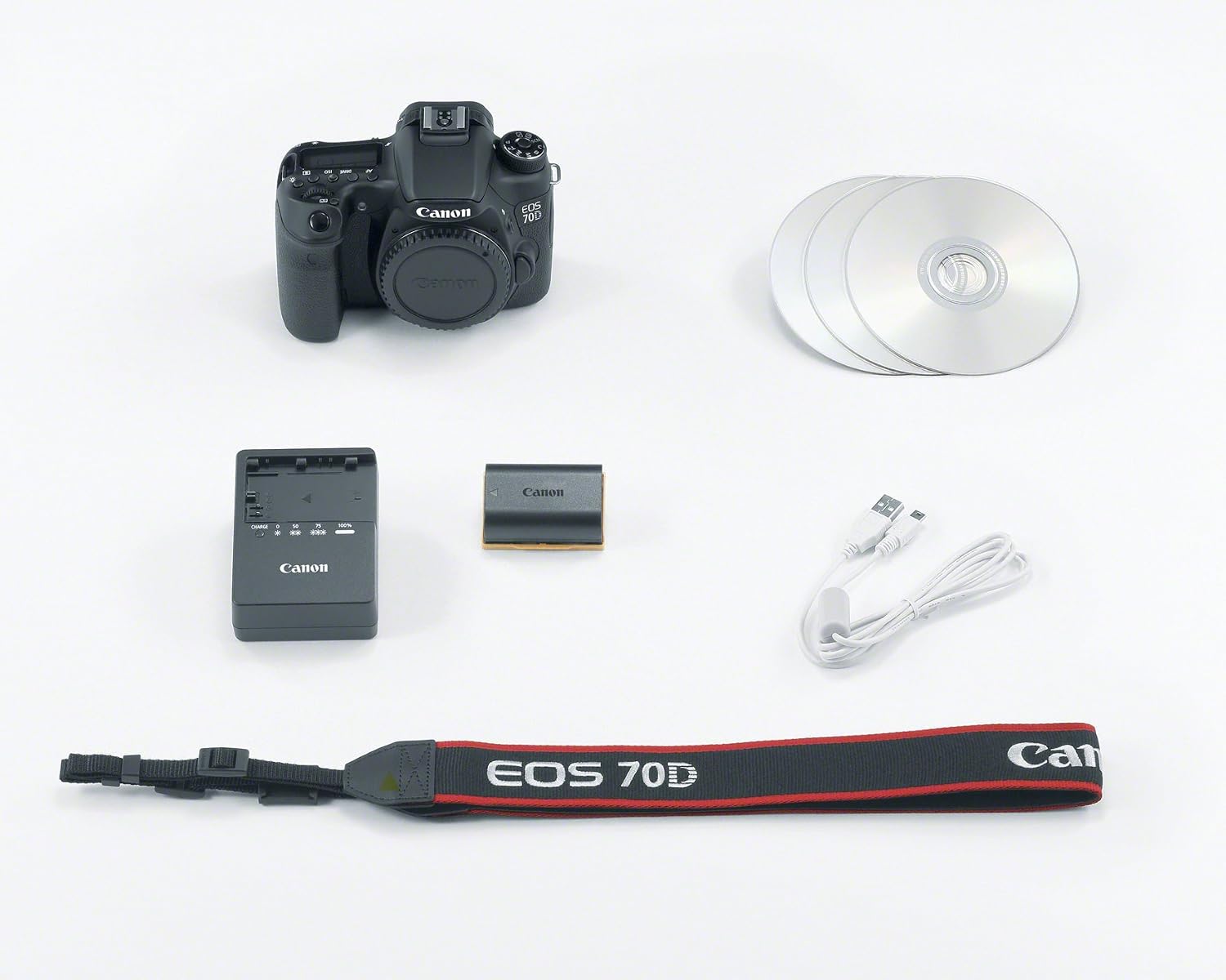 Canon EOS 70D Digital SLR Camera (Body Only) (Renewed)