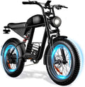 Electric Bike Adults 1500W Peak 48V 20AH Battery 35MPH 20' Fat Tire Electric Dirt Bike for Road Sand Snow Mountain 7-Speed All Terrain E-Bike Electric Motorcycle