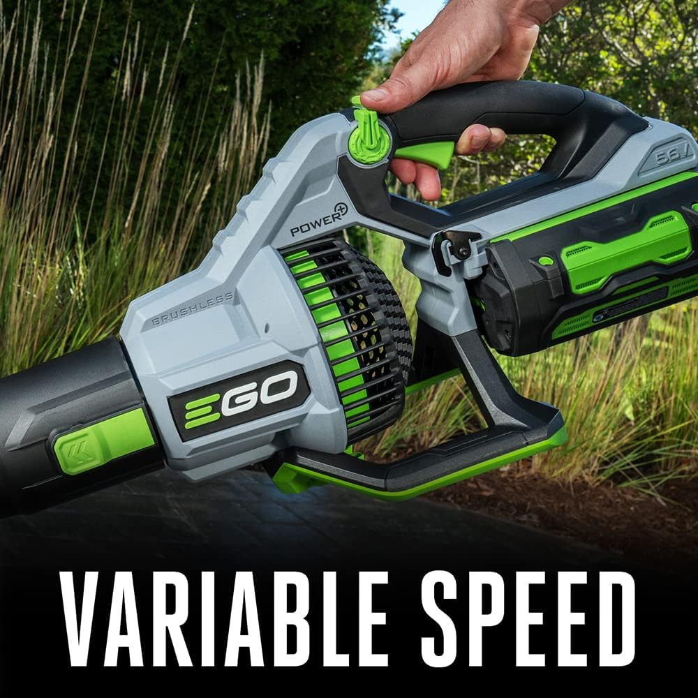 EGO POWER+ Leaf Blower, Cordless Electric 765 CFM, Includes 56V 5.0Ah Battery and Charger - LB7654