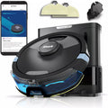 Shark RV2610WA AI Ultra 2in1 Robot Vacuum & Mop with Sonic Mopping, Matrix Clean, Home Mapping, HEPA Bagless Self Empty Base, CleanEdge Technology, for Pet Hair, WiFi, Black/Silver (Renewed)