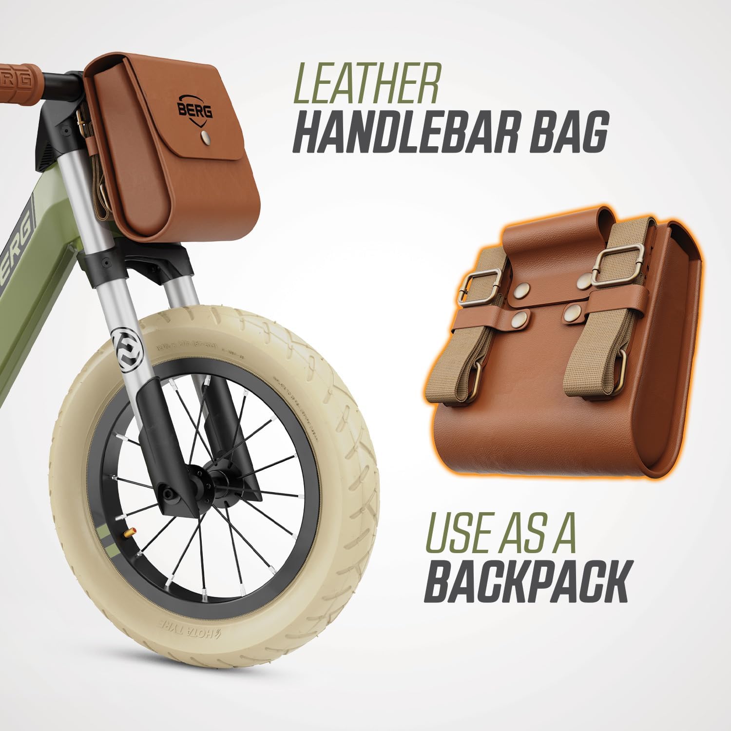 BERG Biky - Balance Bike - Lightweight Toddler Bike - Easy to Use Mini Bike - Ages 2-5 Years