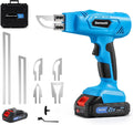 21V Cordless Hot Knife Foam Cutting Tools with 6 Blades 2.0Ah Battery Powered 5-Second Quick Heating Electric Cutting Tool Air Cooling System for Plastic, Rope Cutting Craft Shears