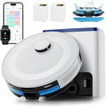 Lefant LiDAR Robot Vacuum and Mop, 75-Day Self-Emptying, 6000Pa Strong Suction, Customized Cleaning, Multi-Floor Mapping, 130 Min Runtime, 2.4G/5G WiFi/Alexa/APP/iWatch, M2L Plus