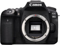 Canon DSLR Camera [EOS 90D] with Built-in Wi-Fi, Bluetooth, DIGIC 8 Image Processor, 4K Video, Dual Pixel CMOS AF, and 3.0 Inch Vari-Angle Touch LCD Screen, [Body Only], Black