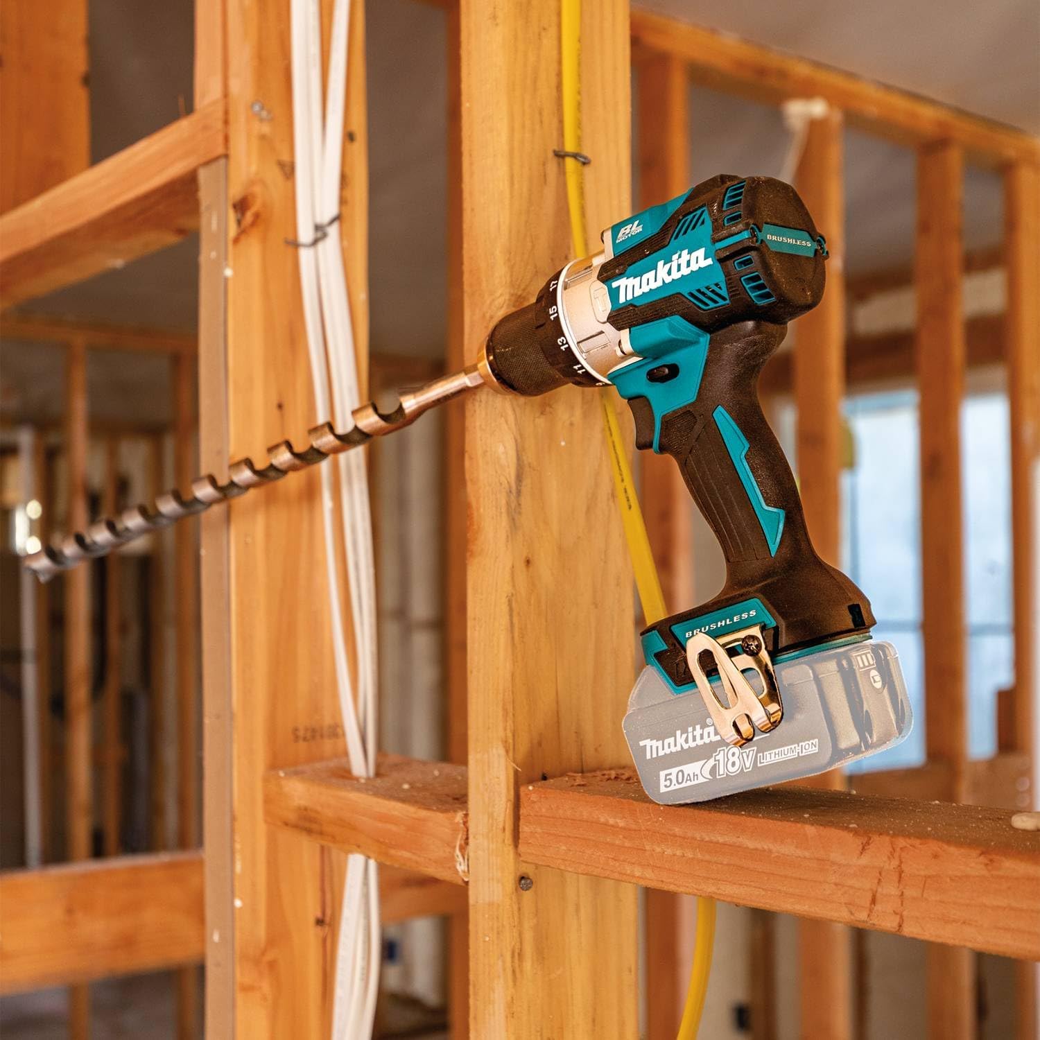 Makita XPH16Z 18V LXT® Lithium-Ion Compact Brushless Cordless 1/2' Hammer Driver-Drill, Tool Only