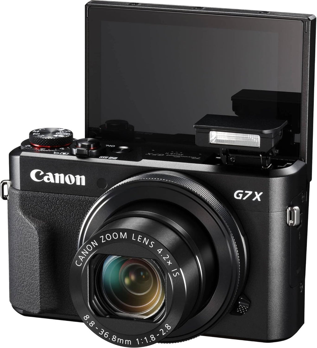 Canon PowerShot G7 X Mark II (Black) (Renewed)