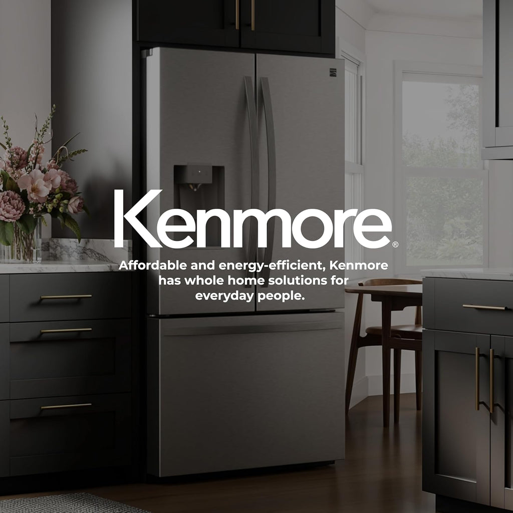 Kenmore 36' French Door Refrigerator with Freezer - Accela Chill, Adjustable Shelving, Dual Evaporator, ENERGY STAR Certified, 28.6 cu. ft. Capacity - Fingerprint Resistant Stainless Steel