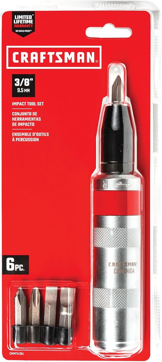 CRAFTSMAN Hand Impact Driver,3/8-Inch Set (CMMT14104),(Pack of 8)