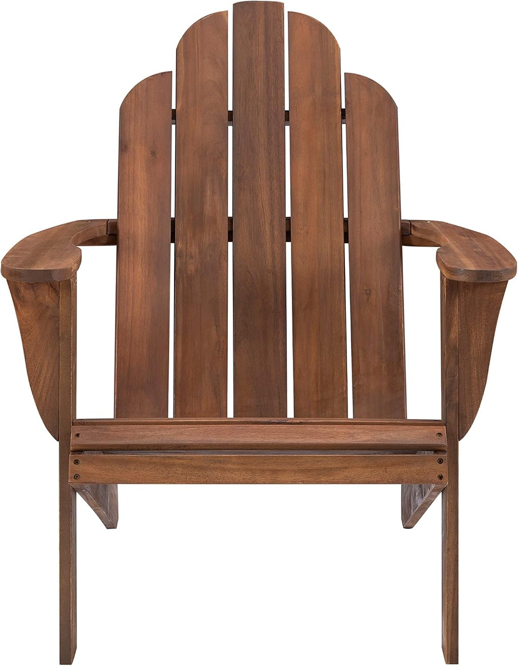 Linon Home Dcor Home Decor Teak Wood Stock Chair, 30.4' wx37.6 dx37.8 h, Stain