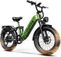 Electric Bike for Adults, 48V 20Ah Battery,1500W Peak Motor Step Thru Ebike 80+ Miles Max Range, 20x4.0 Fat Tires, Electric Mountain Bike for All Terrain, Ideal for Commute, Off-Road