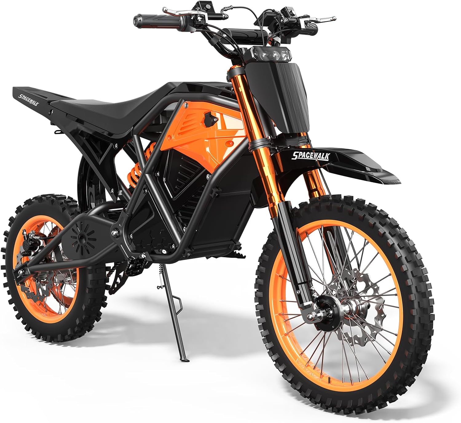 EILLEO Electric Dirt Bike for Adults Teens 48V, E Dirtbike Ebike with 3000W Motor, Electric Motorcycle with 14'/12' Fat Tire, 37.5MPH Hydraulic Brakes & Full Suspension, Fit Age 13+