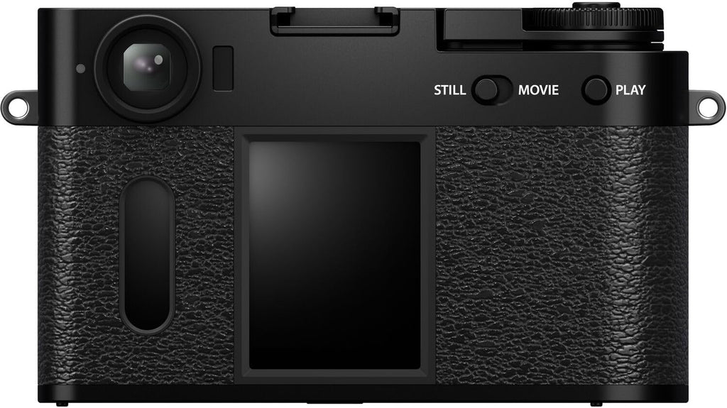 Fujifilm X Half Digital Camera (Black) Bundle with 64GB SD Card + Rope Wrist Strap + Camera Pouch + More Advanced Accessories | Fuji X Half Camera