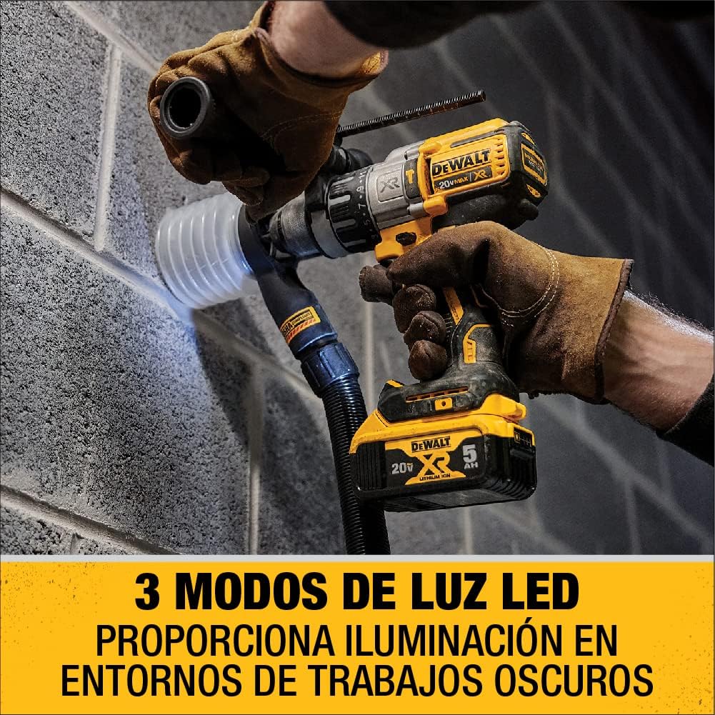 DEWALT 20V MAX XR Cordless Hammer Drill Driver Brushless, Heavy Duty 1/2', 3-Speed, Tool Only (DCD996B)