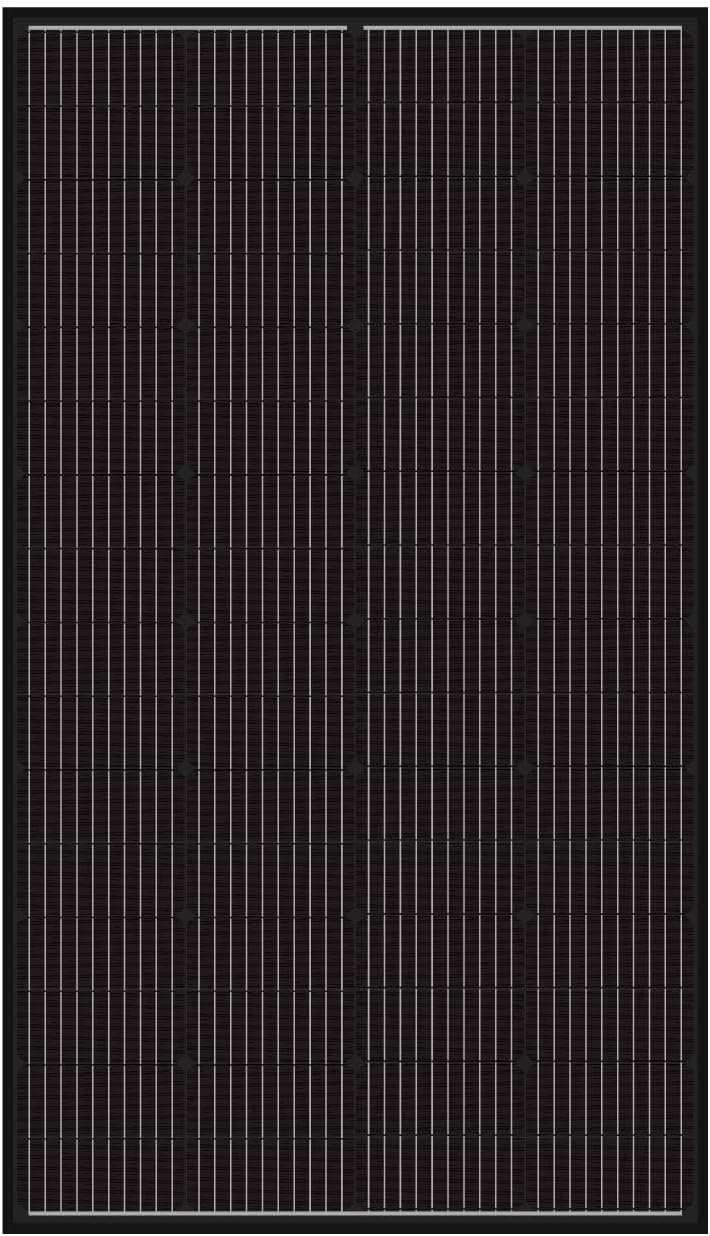 Newpowa 10BB Cell 200W Monocrystalline 200 Watt 12V Solar Panel Black Frame, High Efficiency RV Marine Boat Off Grid