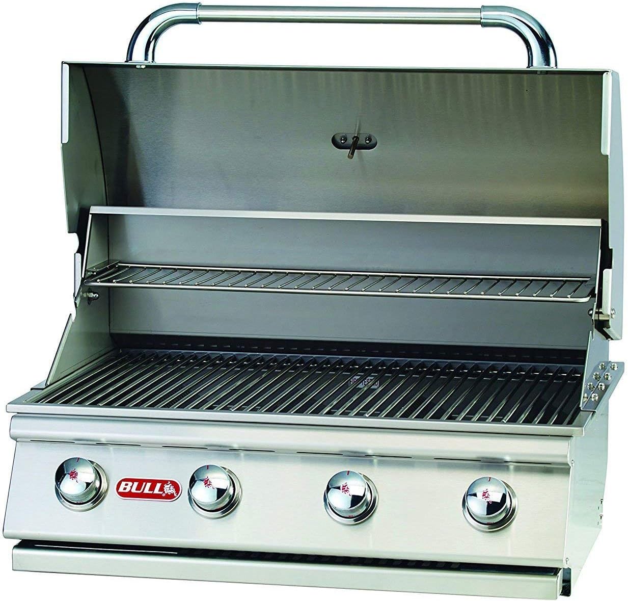Bull Outdoor Natural Gas Outlaw Drop-in Barbecue Grill with Accessory Package
