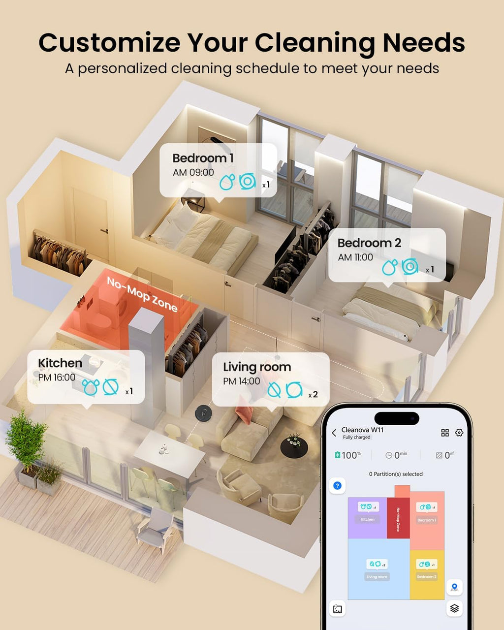 Vexilar Robot Vacuum and Mop with Self-Emptying, 5000Pa Robotic Vacuum with LiDAR Navigation, 60-Day Hands-Free Cleaning, 180 Mins Runtime, Home Mapping,No-Go Zones,Ideal for Pet Hair,Carpet (Large)