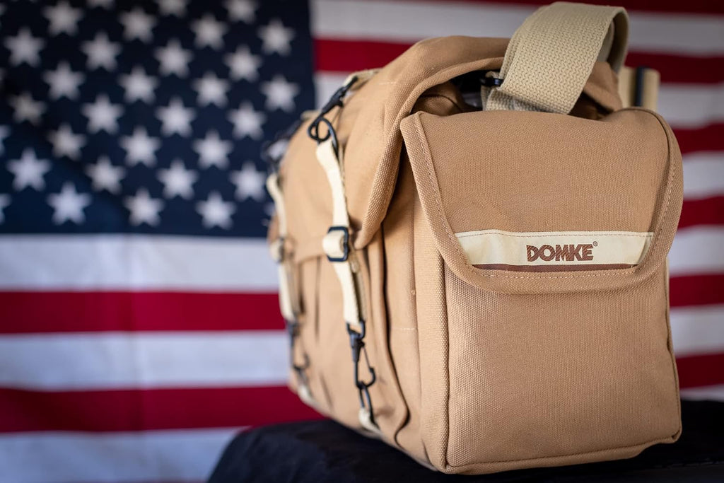 Domke F-7 Double AF Camera Bag for Mirrorless, DSLR, SLR and lenses (Black)