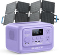 BLUETTI Elite 30 V2 Solar Generator with 60W Solar Panel (Ships Separately), 288Wh LiFePO4 Portable Power Station, 600W AC Ports (1500W Power Lifting), UPS Backup Power for Camping, Road Trip, Outage