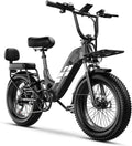 Cybervelo 1500W Motor Peak Electric Bike for Adults and Teenagers, 48V 20AH Removable Battery Step Thru EBike, 30+MPH, 80 Miles Max Range, 20' Fat Tire Adult Electric Bicycles for 7 Speed