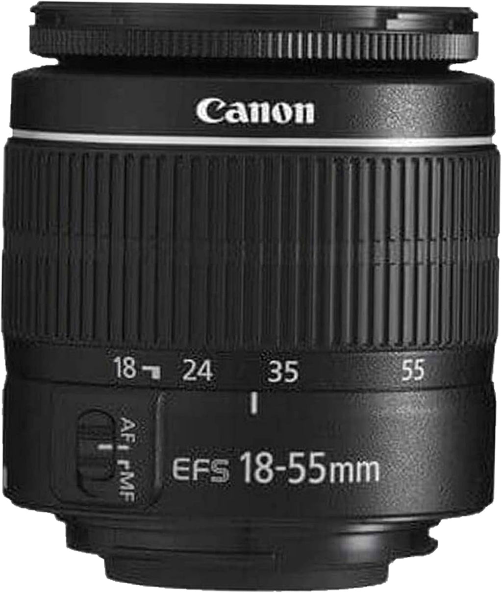 Canon EOS 2000D / Rebel T7 DSLR Camera w/EF-S 18-55mm F/3.5-5.6 Zoom Lens + 64GB Memory + Stabilizing Grip + Software Pack +More (Value Bundle) (Renewed)