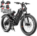 eAhora Romeo Pro 3 Electric Bike - [2026 Latest] 50MPH 5600W Dual Motor 60V 80AH 250Miles Long Range Ebike for Adults, 26' * 4.0 Fat Tire Fast Electric Mountain Bike Full Suspension Off-Road E-Bike