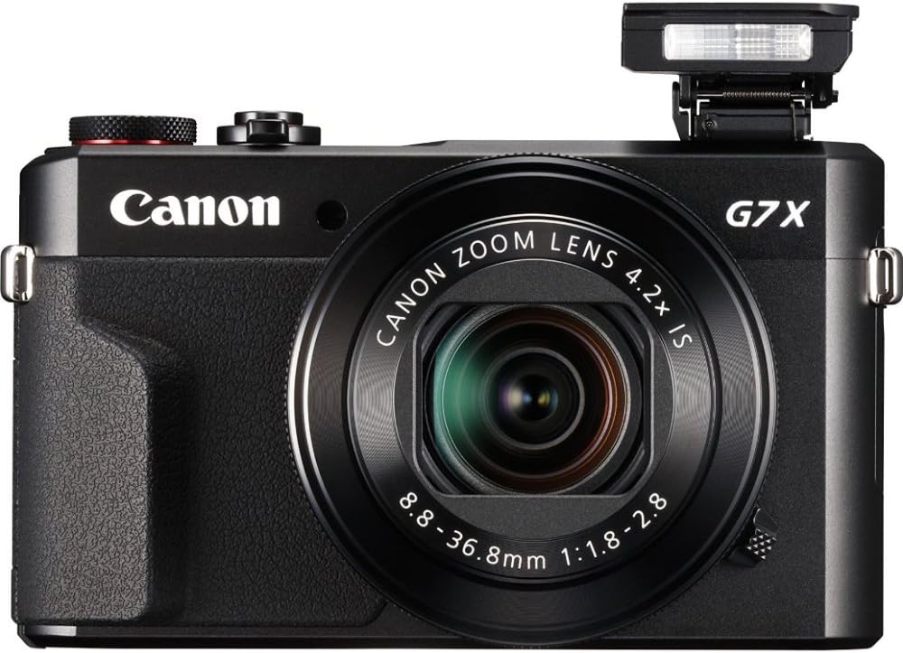 Canon PowerShot G7 X Mark II Digital Camera w/Accessory Bundle Includes Camera, Bag, 32GB SDHC Memory Card, Card Wallet + MORE