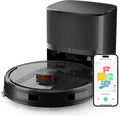 Robot Vacuum and Mop Combo with Self-Emptying, Customizable Map Cleaning with LiDAR Navigation, 6000Pa Suction, Smart No-Go Zones, 70Days Hands-free Robotic Vacuum Cleaner for Floor, Carpet, Pet Hair