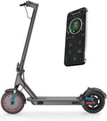 Qlaway Electric Scooter for Adults, 350W/500W Motor, 16-22 Miles Range, 8.5'/10' Solid Tires, Dual Braking & Suspension, Folding Portable Commuting E-Scooter with App