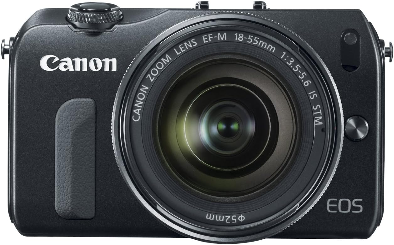 Canon EOS M 18.0 MP Compact Systems Camera with 3.0-Inch LCD and EF-M18-55mm is STM Lens