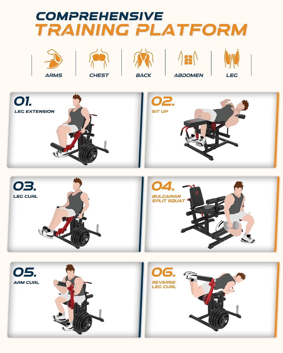 HVO Leg Curl Machine Extension - Leg Extension and Curl Machine Workout for Home Gym Use Leg Extension Machine Fitness Equipment Commercial Grade Seated Lying Hamstring Curl Machine