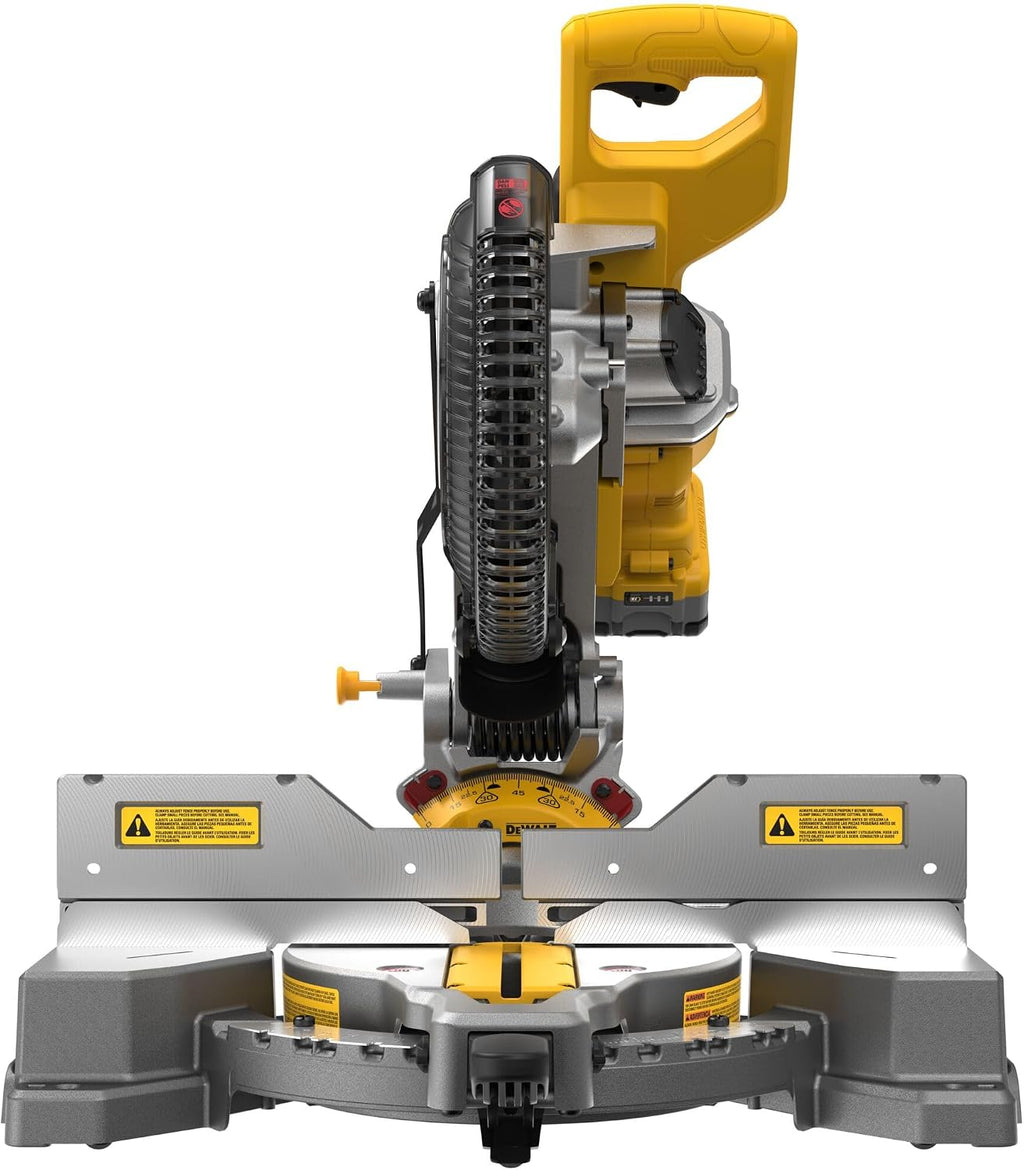 DEWALT 20V MAX XR 10 in. Double Bevel Fixed Miter Saw Kit (DCS714WW1)