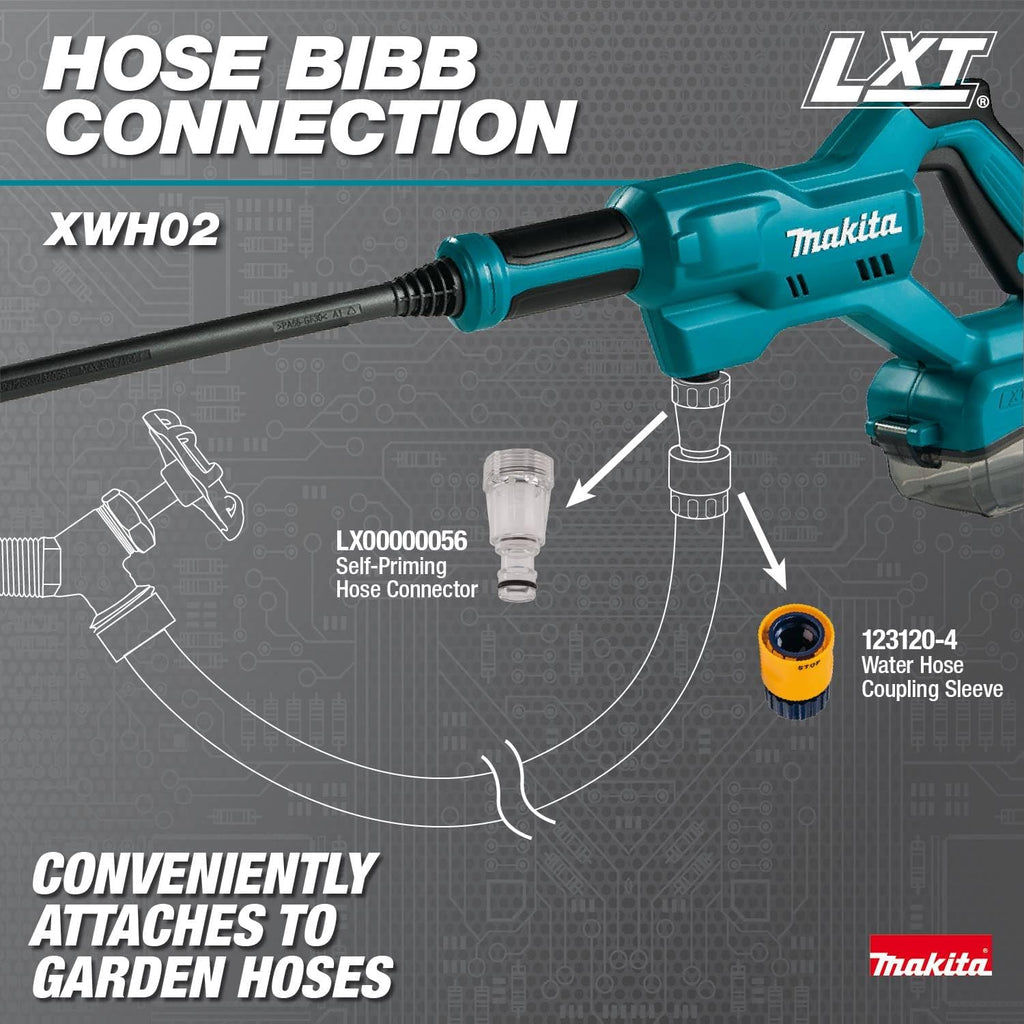 Makita XWH02Z 18V LXT® Cordless 320 PSI 0.7 GPM Power Cleaner, Tool Only