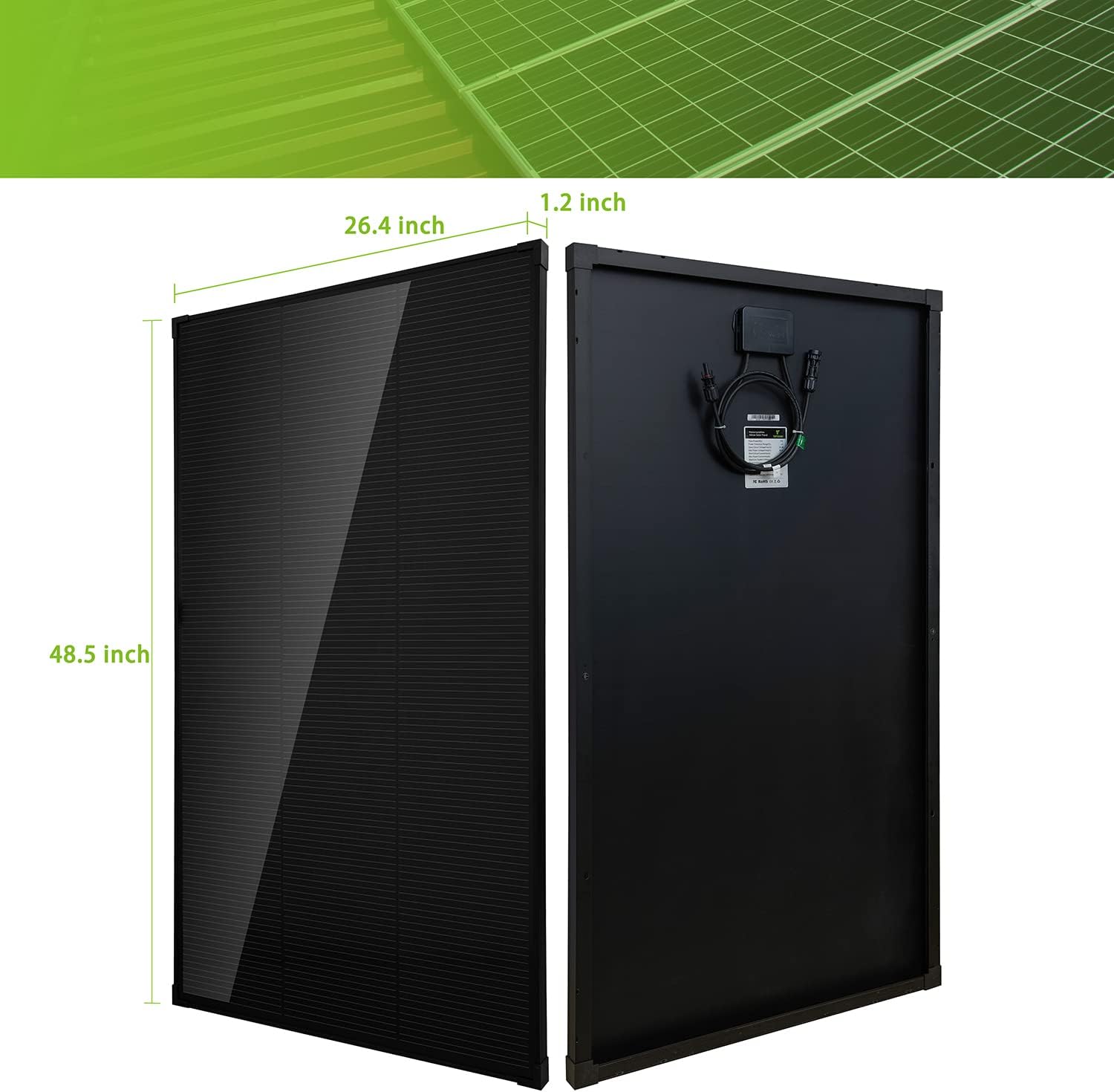 Topsolar Solar Panel Kit 170 Watt 12 Volt Monocrystalline Off Grid System for Homes RV Boat + 30A 12V/24V Solar Charge Controller + Solar Cables + Z-Brackets for Mounting