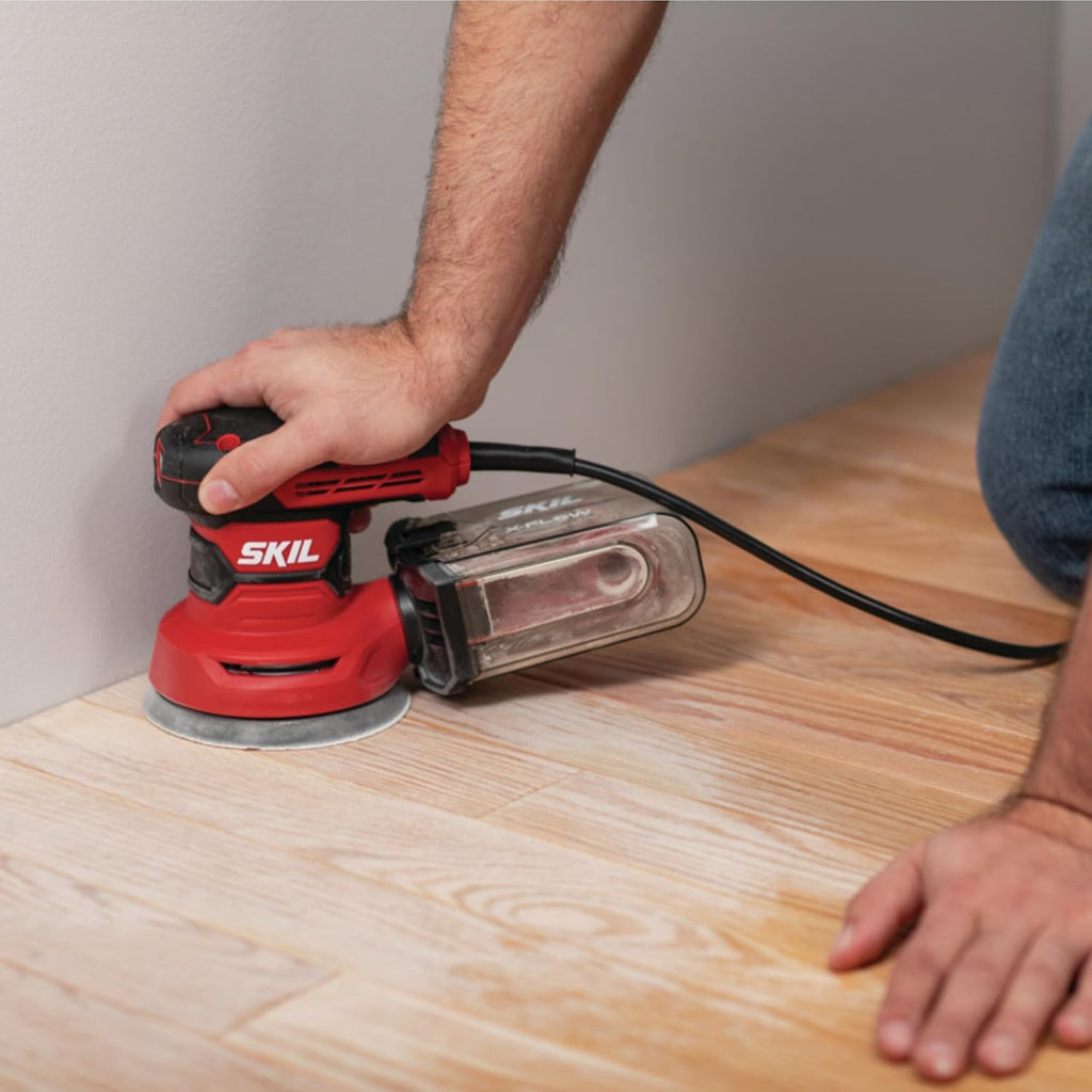 SKIL 5' Random Orbital Sander with Cyclonic Dust Box & 3pc Sanding Sheet - SR211601,Multicolor,(Pack of 4)