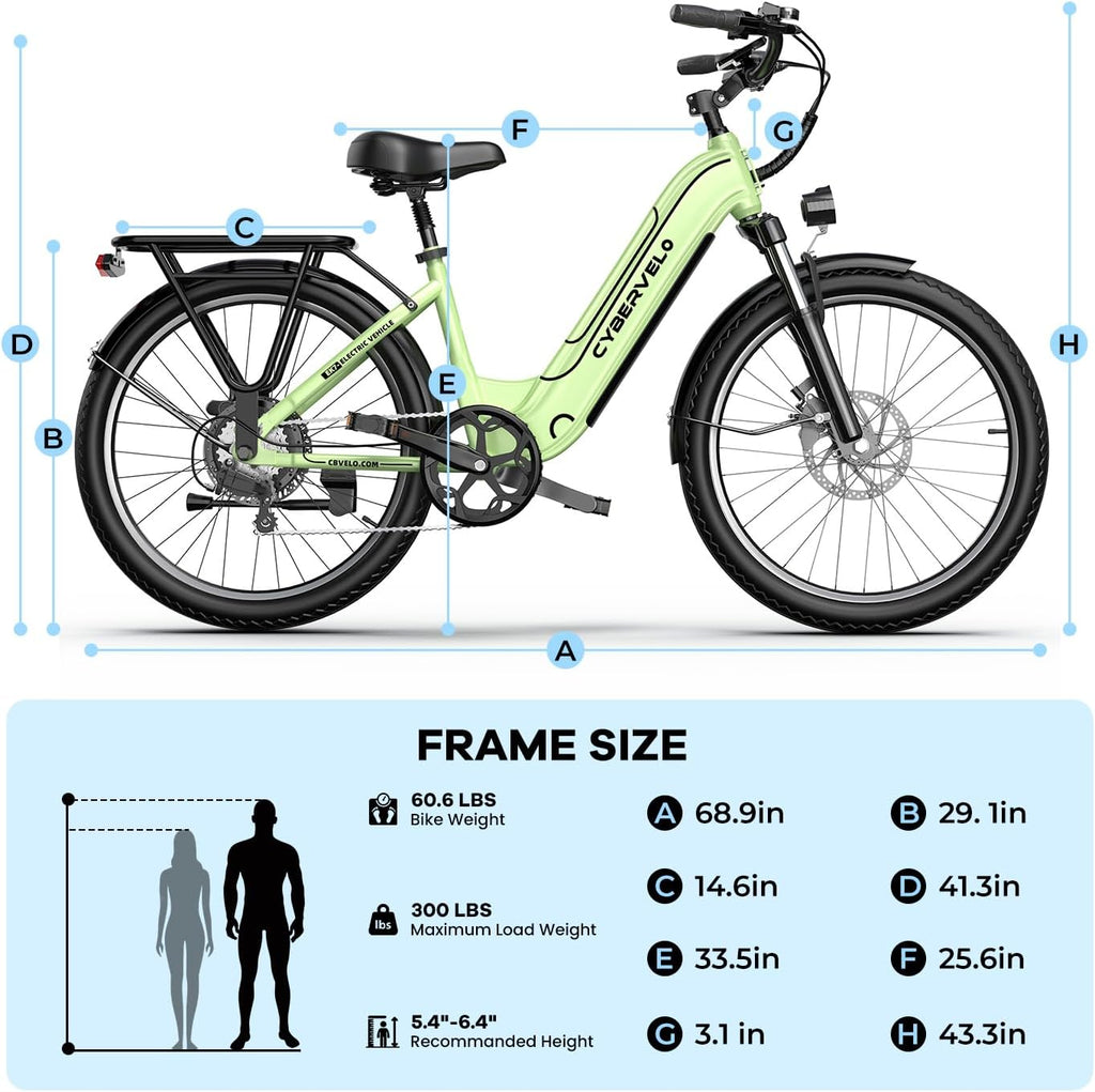 26' Electric Bike for Adult,1000W Peak, up 80 Miles Removable Battery Ebike,Adult Electric Bicycles for All Terrain,Men Women EBike, 7-Speed