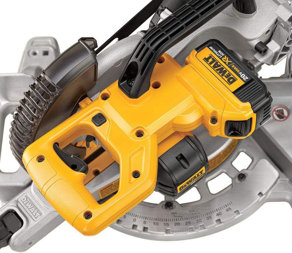 DEWALT 20V MAX* 7-1/4-Inch Miter Saw, Cordless (DCS361M1)