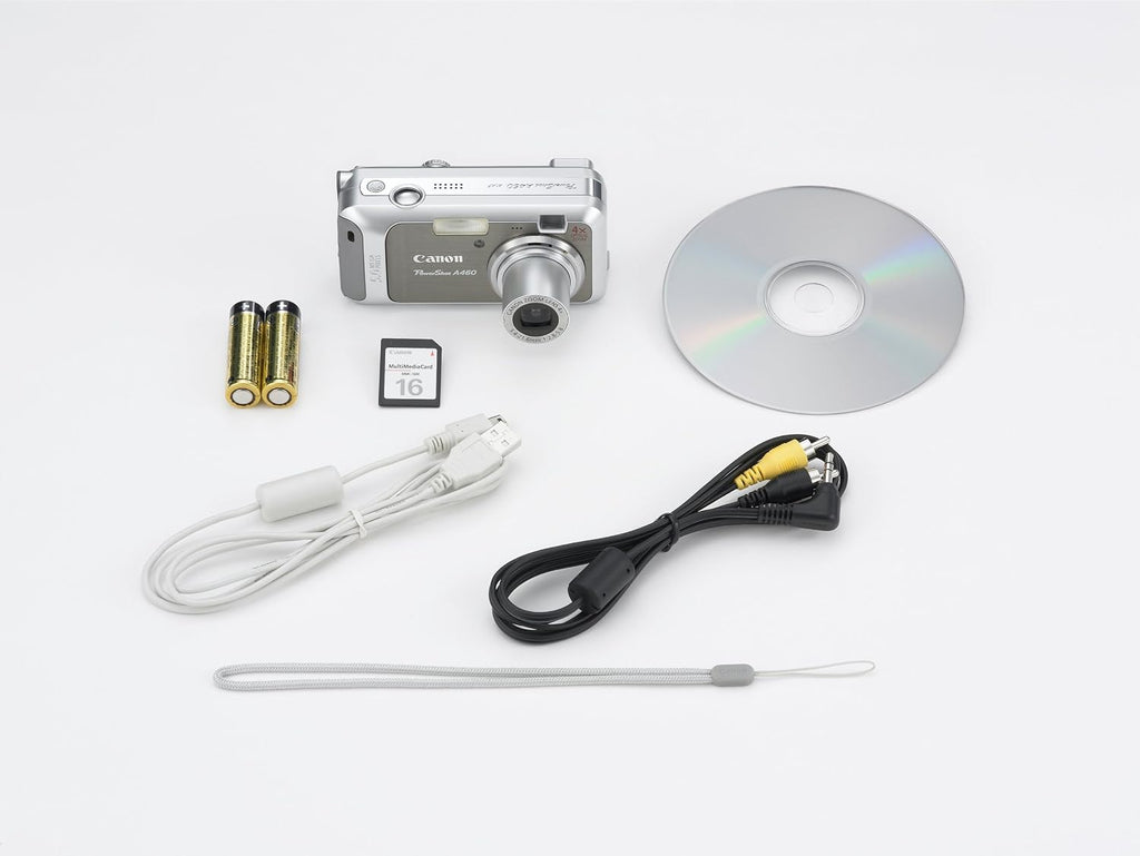Canon PowerShot A460 5.0MP Digital Camera with 4x Optical Zoom (Silver)